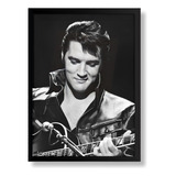 Quadro Decorativo Poster Elvis Presley Foto Classic Retro A3