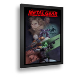 Quadro Decorativo Poster Metal Gear Solid Big Shell Moldu A3