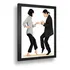 Quadro Decorativo Poster Pulp Fiction Dança Filme Cartoon A3