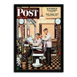 Quadro Decorativo Poster Retro Vintage Barbearia Antiga Post