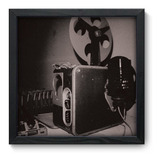 Quadro Decorativo Projetor Antigo 33cm X 33cm 004qdh