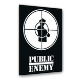 Quadro Decorativo Public Enemy Hip Hop