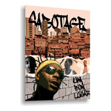 Quadro Decorativo Rap Sabotage Hip Hop