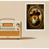 Quadro Decorativo Raposa 