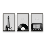 Quadro Decorativo Rock Guitarra