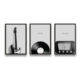 Quadro Decorativo Rock Guitarra