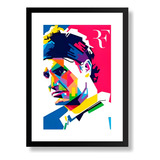 Quadro Decorativo Roger Federer