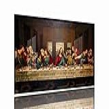 Quadro Decorativo Santa Ceia Jesus 130x60
