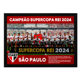 Quadro Decorativo São Paulo Fc Campeão Supercopa Do Brasil