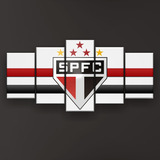 Quadro Decorativo São Paulo Futebol Clube 129x61 Quarto Sal