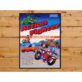 Quadro Decorativo Sega Mastersystem Megadrive Action Fighter