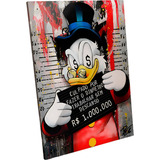 Quadro Decorativo Tio Patinhas 02 Canvas 60x90 Foto Paulista