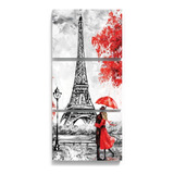 Quadro Decorativo Torre Eiffel Paris Casal Romantico França