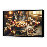 Quadro Decorativo Torta Cafeteria