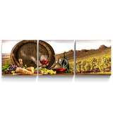 Quadro Decorativo Vinicola Vinho