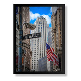 Quadro Decorativo Wall Street Investimentos Rico