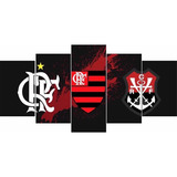 Quadro Decorativos Em Mdf 3 Mm Crf Regatas Flamengo 105x50