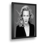 Quadro Decorato Poste Cate Blanchett Classico