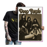 Quadro Deep Purple Bandas De Rock Poster Tamanho A2 09