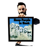 Quadro Deep Purple In Rock Capa Arte Na Moldura Decoração