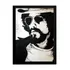 Quadro Desenho Raul Seixas Arte Rock 42x29 Cm Moldura Preta