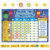 Quadro Diario Infantil Atividades Herois Para Menino Aranha