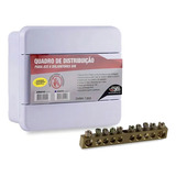 Quadro Distribuição 8 Disjuntores Barramento Din Embutir