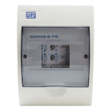 Quadro Distribuição Centrinho 6 Disj Sobrepor Fumê Weg