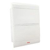 Quadro Distribuição Steck Embutir 24mod Branca Scm24obr