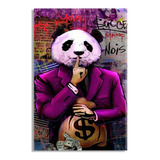Quadro Do Panda Gangster