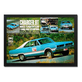 Quadro Dodge Charger Rt 1978 Com Teste Antigo Original