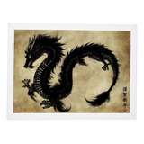 Quadro Dragão Chinês Mitologia Oriental Brc5116