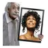 Quadro E Moldura Artistas R&b Jazz Soul Disco Pop G 42x30cm Cor Whitney Houston 03 Armação Mais Imagens Na Opção  Cor