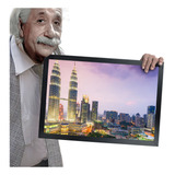 Quadro E Moldura De Cidades Paises Lugares Famosos C 42x30cm