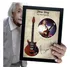 Quadro E Moldura Guitarra Assinatura Brian May Queen 30x21cm