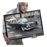 Quadro E Moldura Muscle-cars Muscle Car Musclecar A2 60x42cm