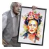 Quadro E Moldura Pintura Colorida Arte Colorida D 60x42cm