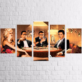 Quadro Elvis Marilyn Monroe James Dean Humphrey Poker Pôquer