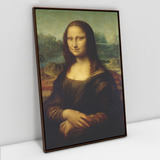 Quadro Em Canvas Mona Lisa Leonardo Da Vinci Mm 120x80cm