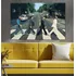 Quadro Em Tecido Canvas Abbey Road Beatles Atravessando Rua