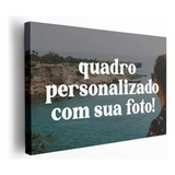 Quadro Em Tela Personalizado Com Foto 130x70cm