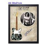 Quadro Emoldurado Guitarra Syd