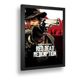 Quadro Emoldurado Poste Red