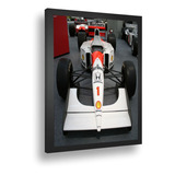 Quadro Emoldurado Poster F1 Corrida Formula 1 Carro