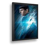 Quadro Emoldurado Poster Star Trek Personagem