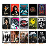 Quadro Emoldurado Rock n