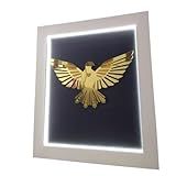 Quadro Espírito Santo Com LED 55x50 Cm MDF