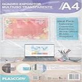 Quadro Expositor Multiuso A4 Plástico QEEA4 Economic Transparente Plascony
