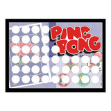 Quadro Expositor Porta Tazos Animais Extinção Ping Pong