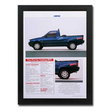 Quadro Fiat Fiorino Trekking Mtv 1998 Ficha Técnica Revista
